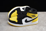 Jordan 1 Mid Yellow Toe Black 852542-071