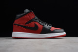 Jordan 1 Mid Gym Red Black 554724-610