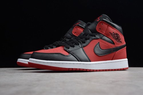 Jordan 1 Mid Gym Red Black 554724-610