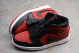 Jordan 1 Mid Gym Red Black 554724-610