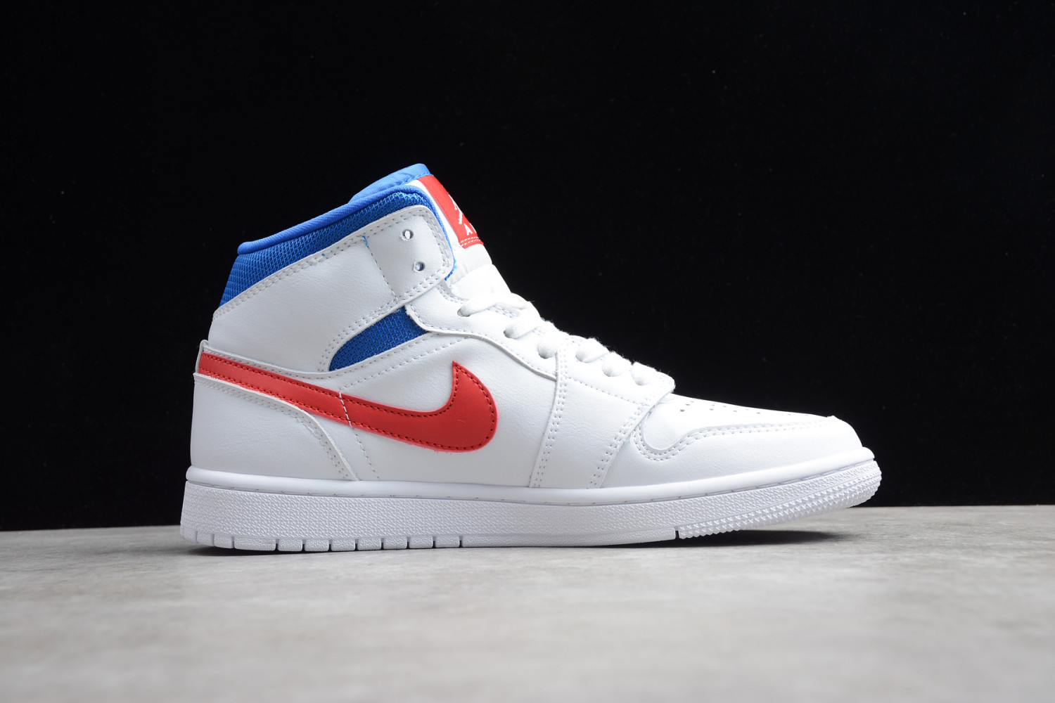 Jordan 1 Mid White Red Royal (W) BQ6472-164