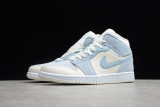 Jordan 1 Mid Mixed Textures Blue DA4666-100