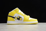 Jordan 1 Mid Dynamic Yellow Floral (GS) AV5174-700