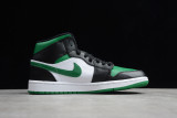 Jordan 1 Mid Green Toe 554724-067