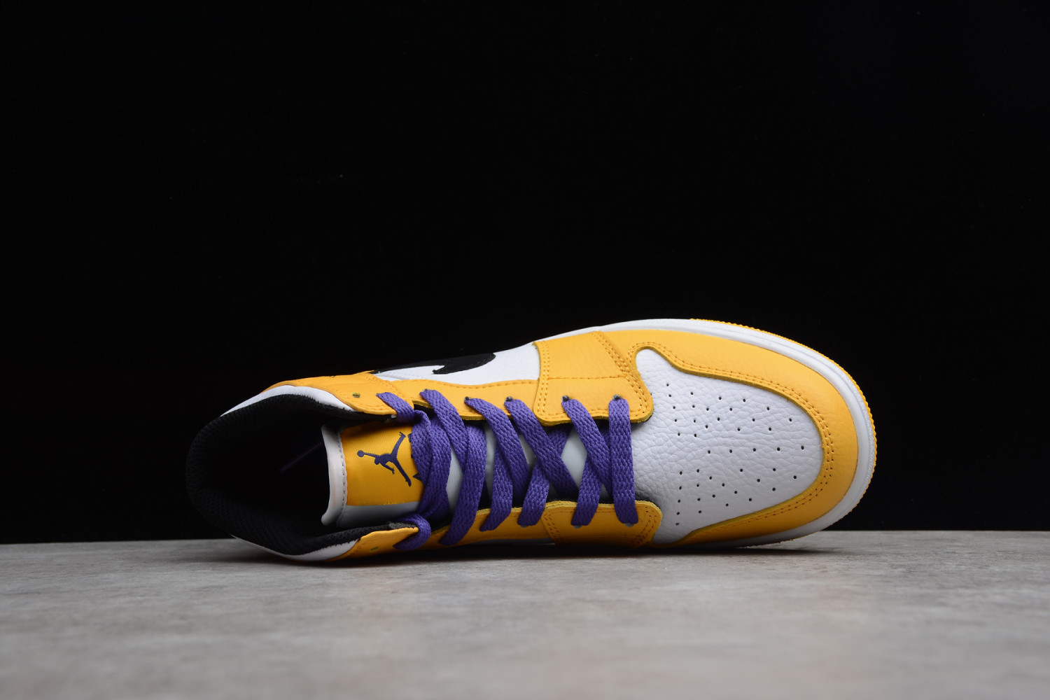 Jordan 1 Mid SE Lakers (GS) BQ6931-700