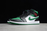 Jordan 1 Mid Green Toe 554724-067