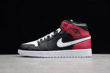 Jordan 1 Mid Black Noble Red (W) BQ6472-016