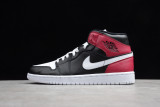 Jordan 1 Mid Black Noble Red (W) BQ6472-016