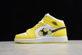 Jordan 1 Mid Dynamic Yellow Floral (GS) AV5174-700