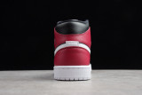 Jordan 1 Mid Black Noble Red (W) BQ6472-016