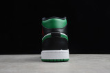 Jordan 1 Mid Green Toe 554724-067