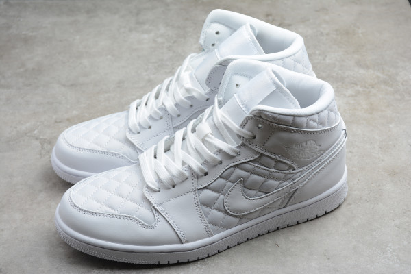 Jordan 1 Mid Quilted White (W) DB6078 100