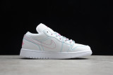 Jordan 1 Low White Green Pink (GS) 554723-101