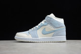 Jordan 1 Mid Mixed Textures Blue DA4666-100