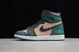 Jordan 1 Retro High Bio Beige Anthracite Mystic Green (W) AH7389-203