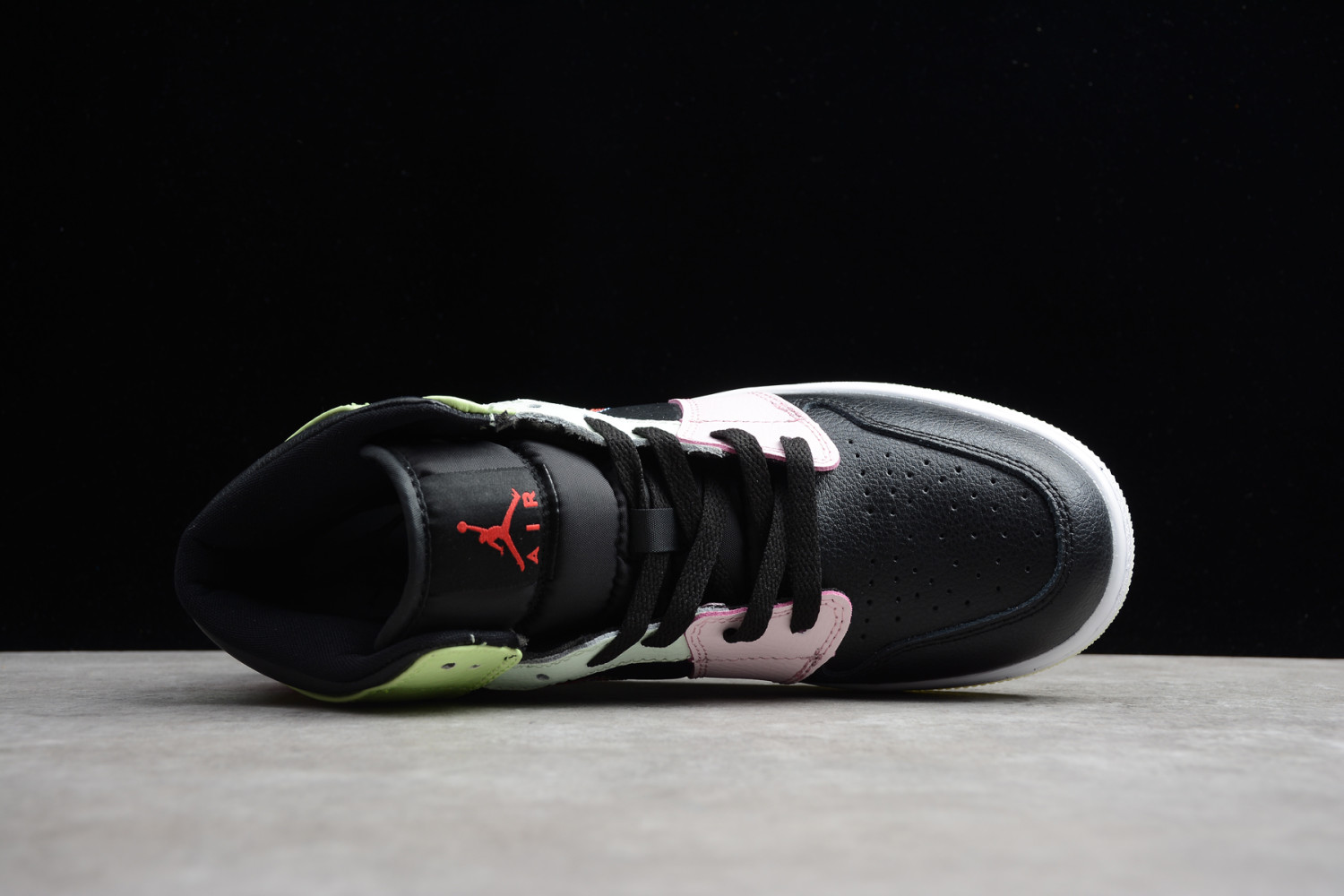 Jordan 1 Mid Glow-In-The-Dark (GS) AV5174-076