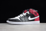 Jordan 1 Mid Black Noble Red (W) BQ6472-016