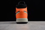 Jordan 1 Mid Black Cone 554724-062