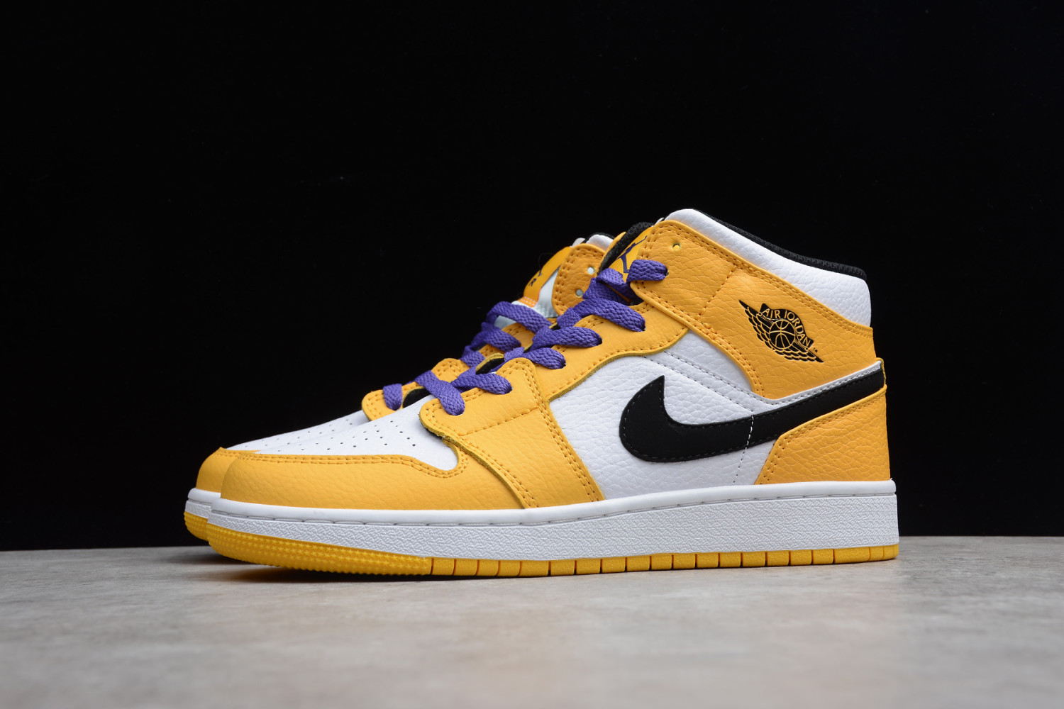Jordan 1 Mid SE Lakers (GS) BQ6931-700