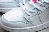 Jordan 1 Low White Green Pink (GS) 554723-101