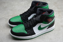 Jordan 1 Mid Green Toe 554724-067