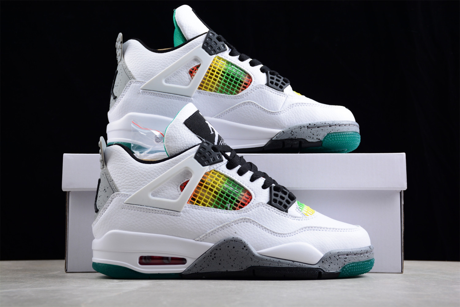 Jordan 4 Retro Lucid Green Rasta (W) AQ9129-100