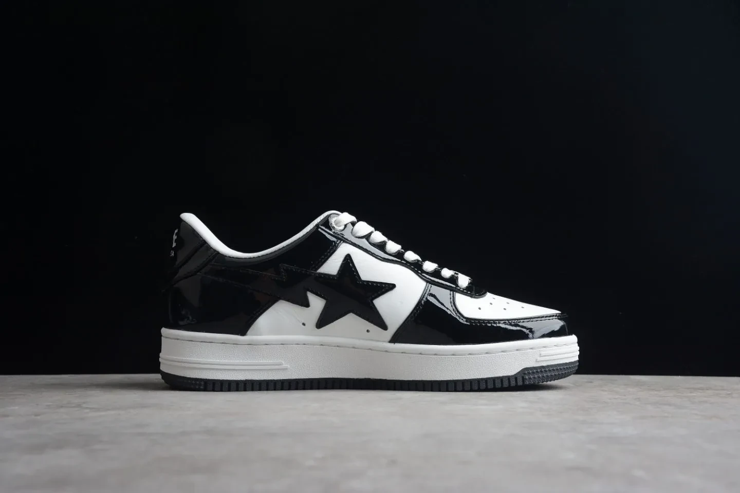 A Bathing Ape Bape Sta Low Black 001FWH701001_BLK_A