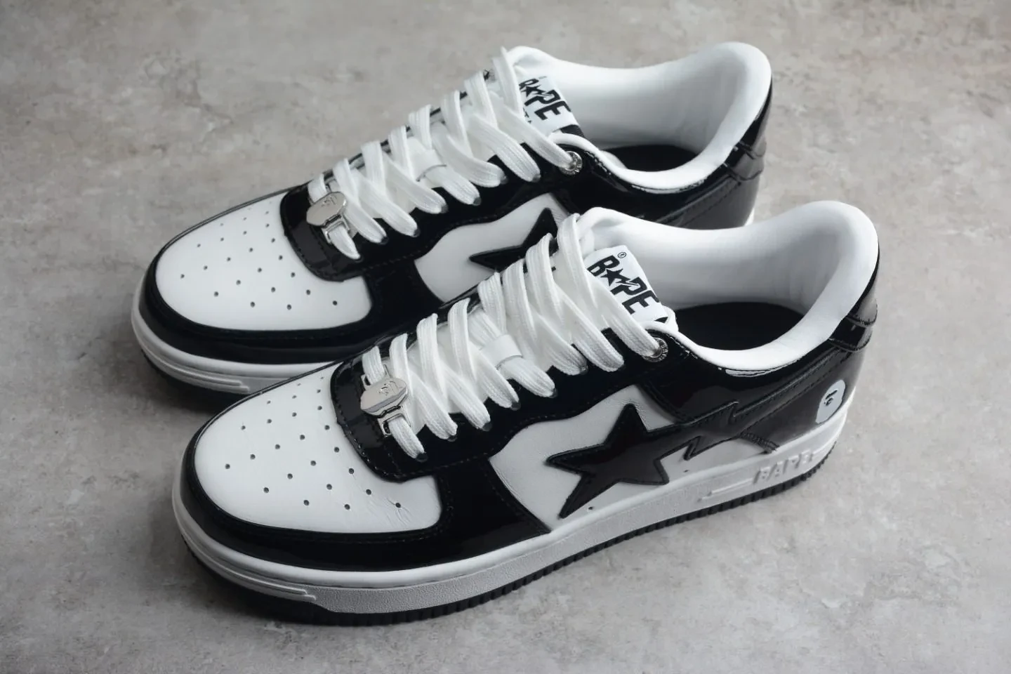 A Bathing Ape Bape Sta Low Black 001FWH701001_BLK_A