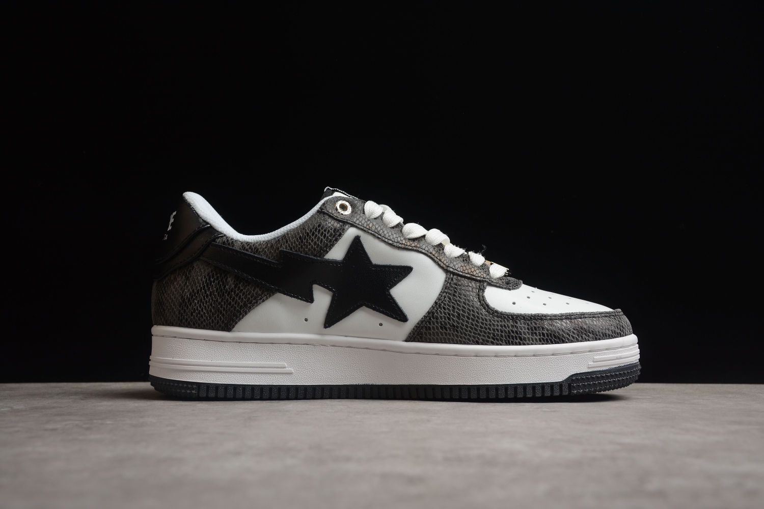 Bape STA low serpentine Black