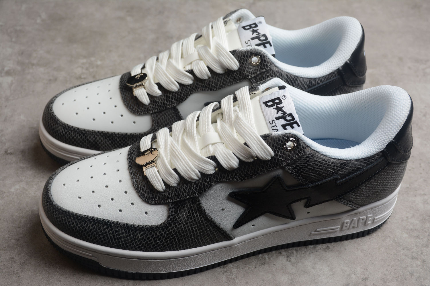 Bape STA low serpentine Black