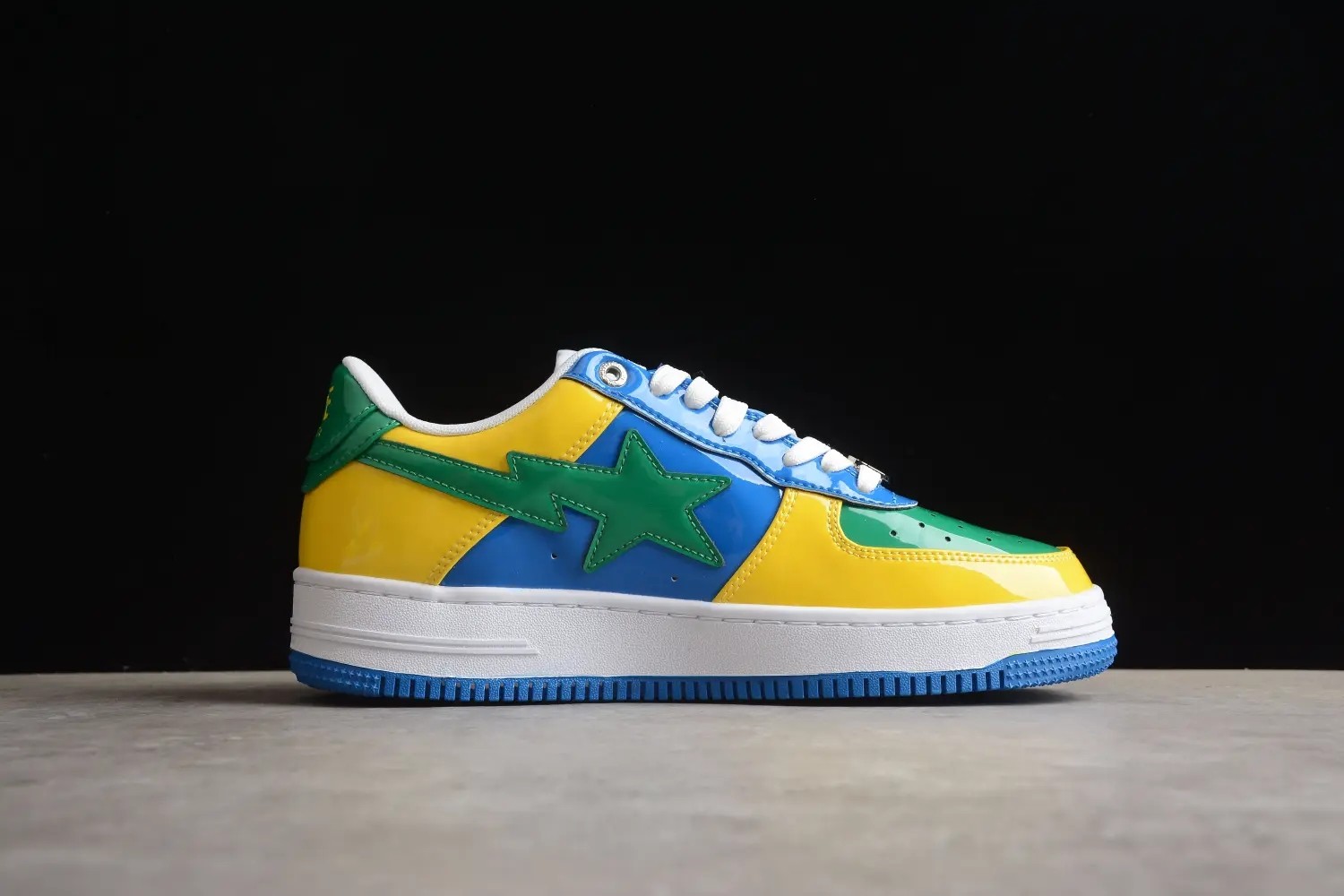A Bathing Ape Bape Sta Nostalgic Blue Yellow