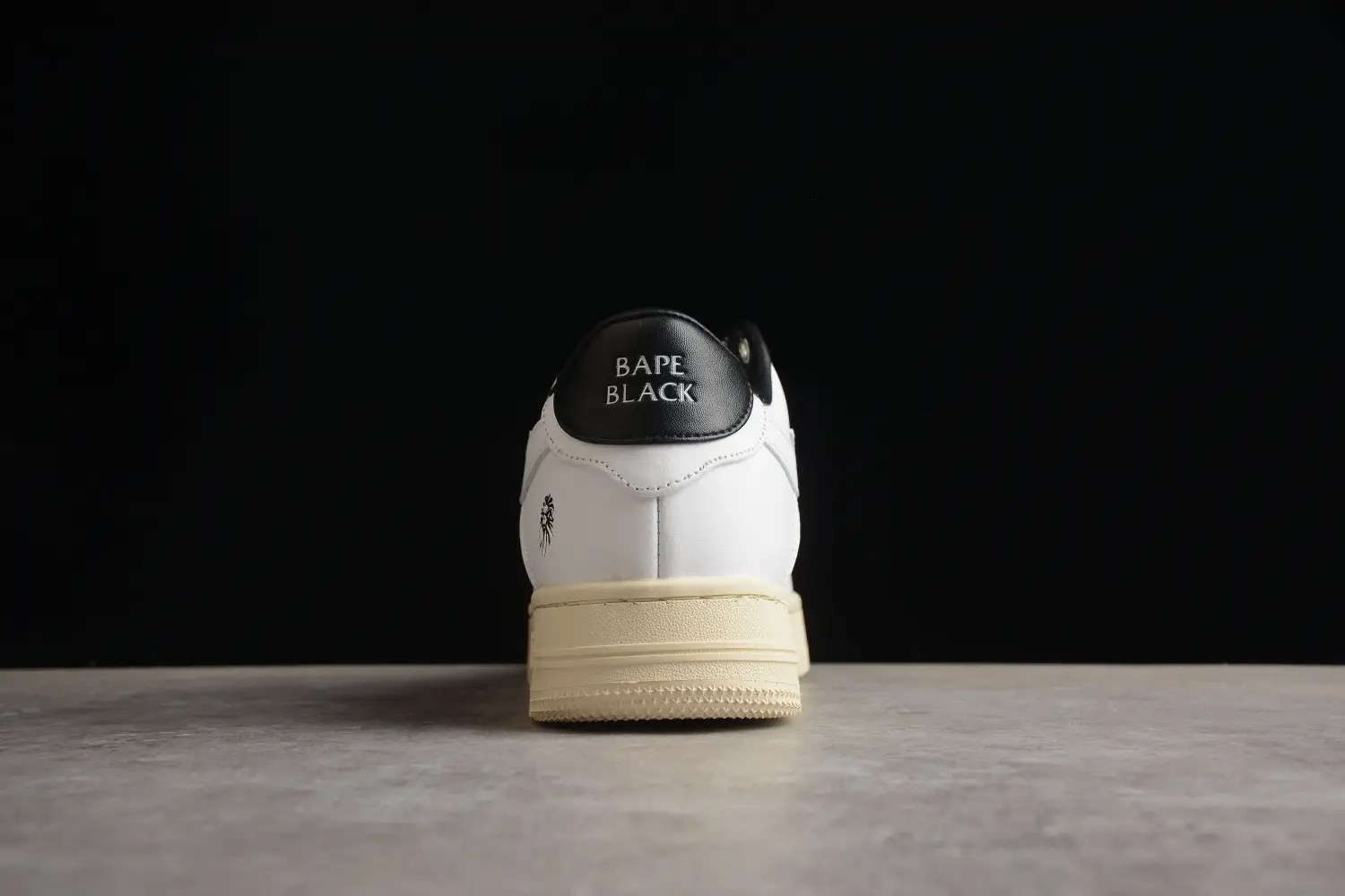 A Bathing Ape Bape Sta Black White Silver 1H70-191-022
