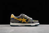 A Bathing Ape Bape SK8 Sta Grey Mustard Yellow 001FWH801007_GRN_A