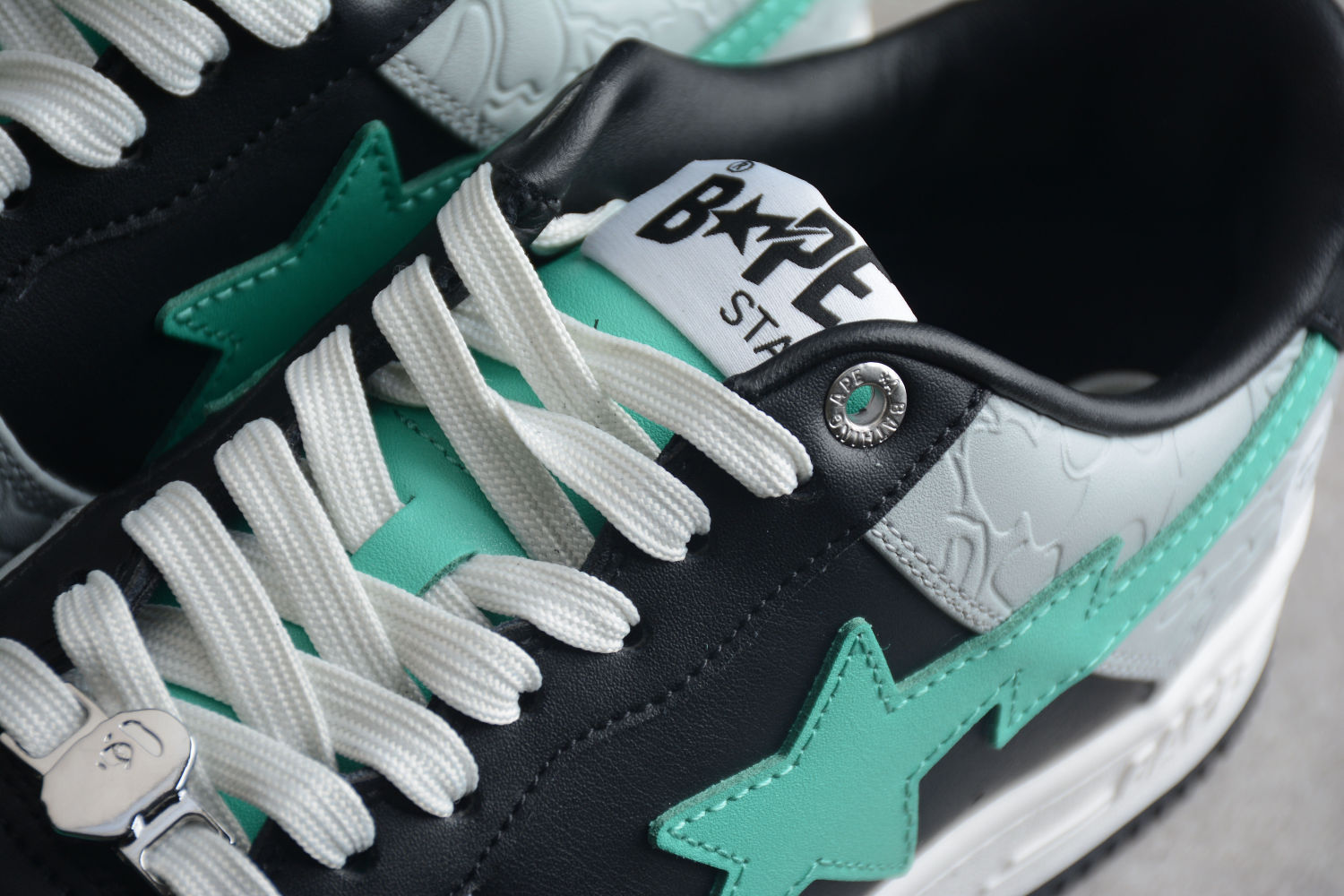 A Bathing Ape Bape Sta Low Grey Green 001FWH701002_GRN_A / 1H70-291-002