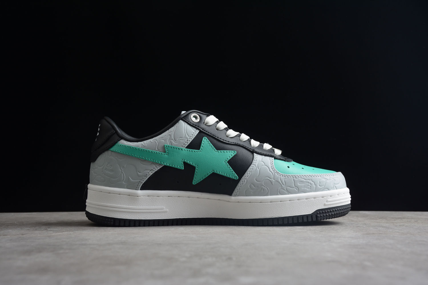 A Bathing Ape Bape Sta Low Grey Green 001FWH701002_GRN_A / 1H70-291-002