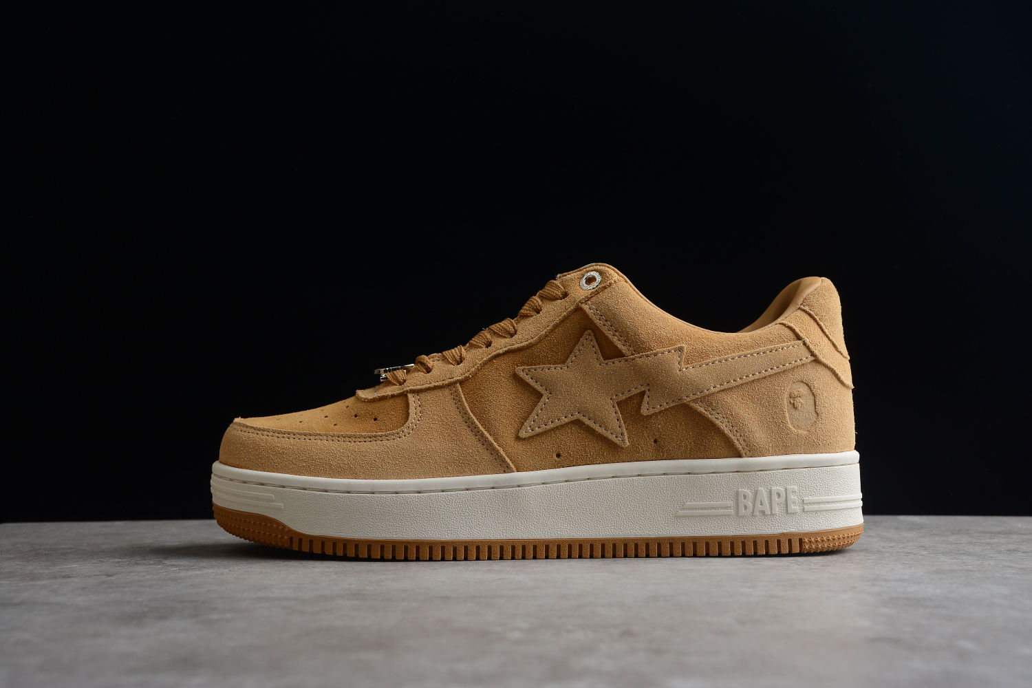 A Bathing Ape Bape Sta Beige Suede  1H70-191-004