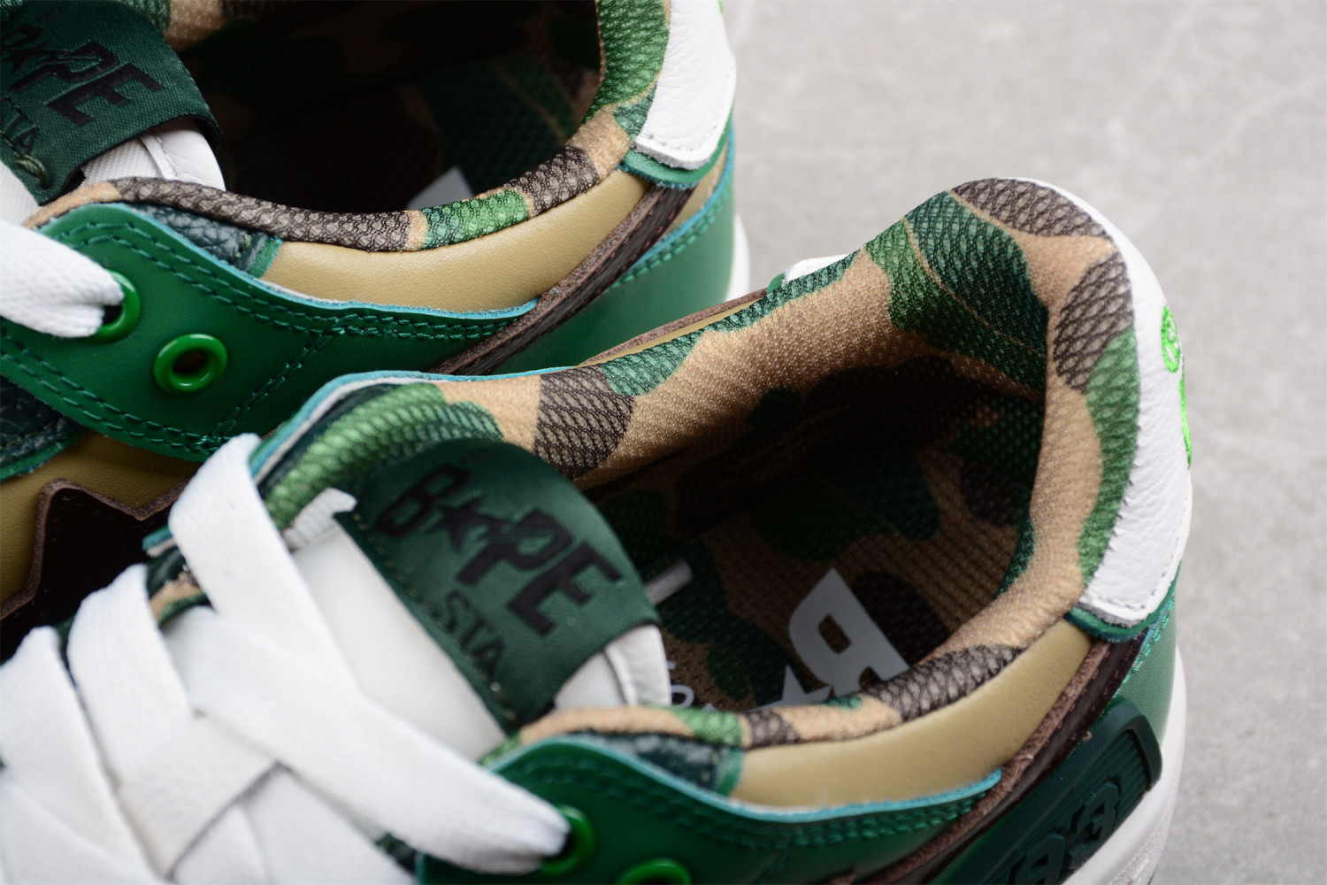 A Bathing Ape Bape SK8 Sta ABC Camo Green (2022) 1I30-291-005/1I30-191-006