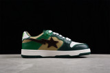 A Bathing Ape Bape SK8 Sta ABC Camo Green (2022) 1I30-291-005/1I30-191-006