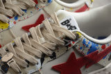 A Bathing Ape Bape Sta Paint Beige  001FW12010091