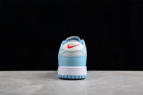 Nike Dunk Low Retro Fleece Swoosh Worn Blue FB1871-011