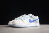 Nike Dunk Low Ivory Hyper Royal (GS) FB1843-141