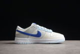 Nike Dunk Low Ivory Hyper Royal (GS) FB1843-141