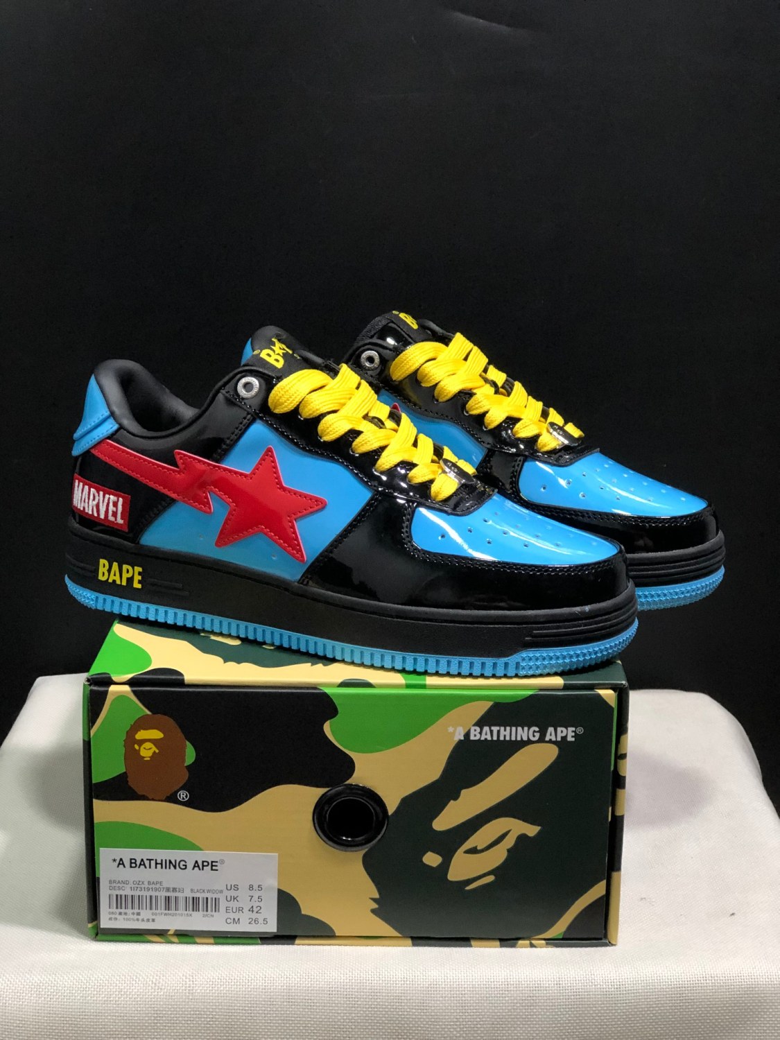 A Bathing Ape Bape Sta Marvel Comics Black Widow (2022) 001FWI731907