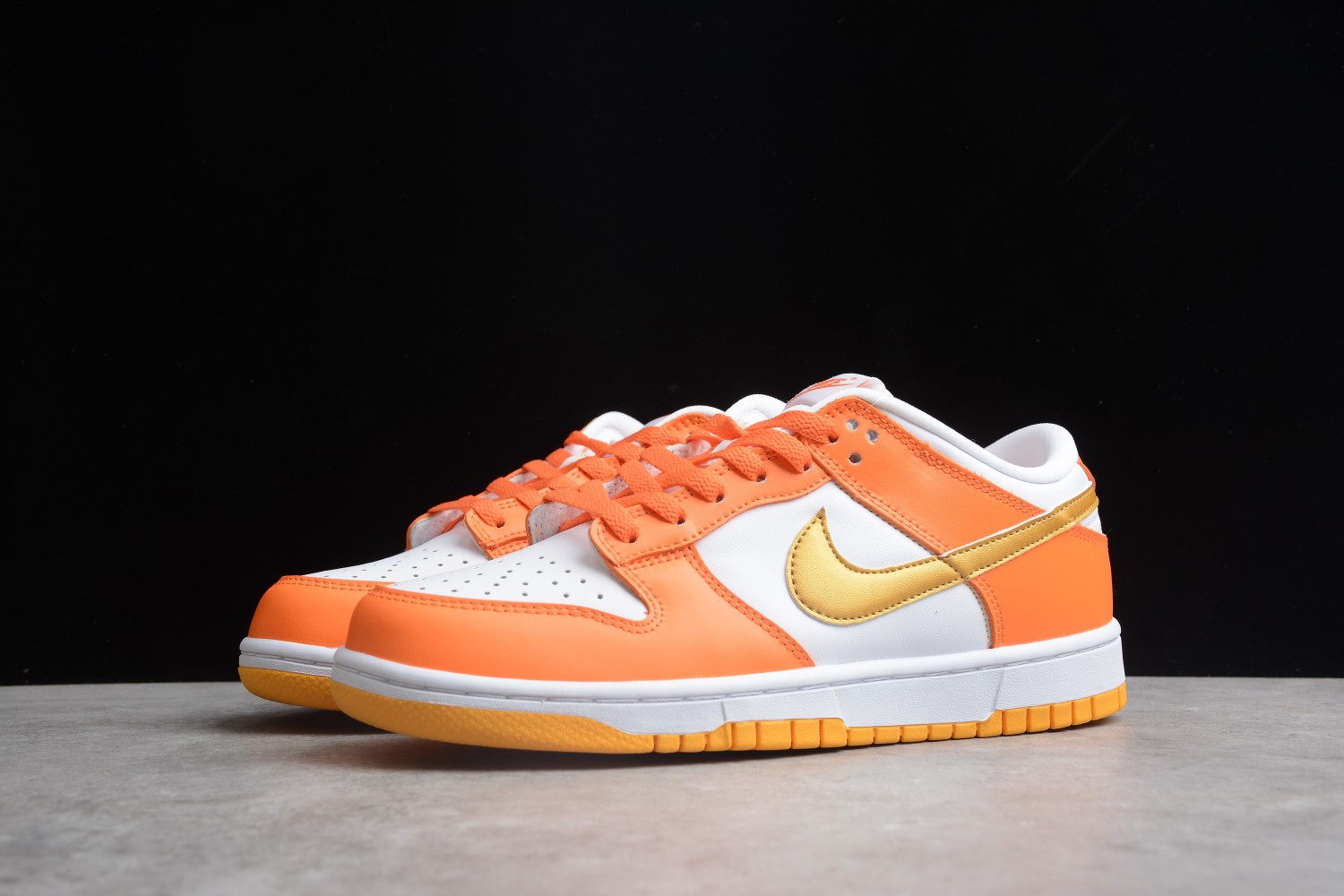 Nike SB Dunk Low White Flamme Orange Blaze Golden Blanc CU1726-002