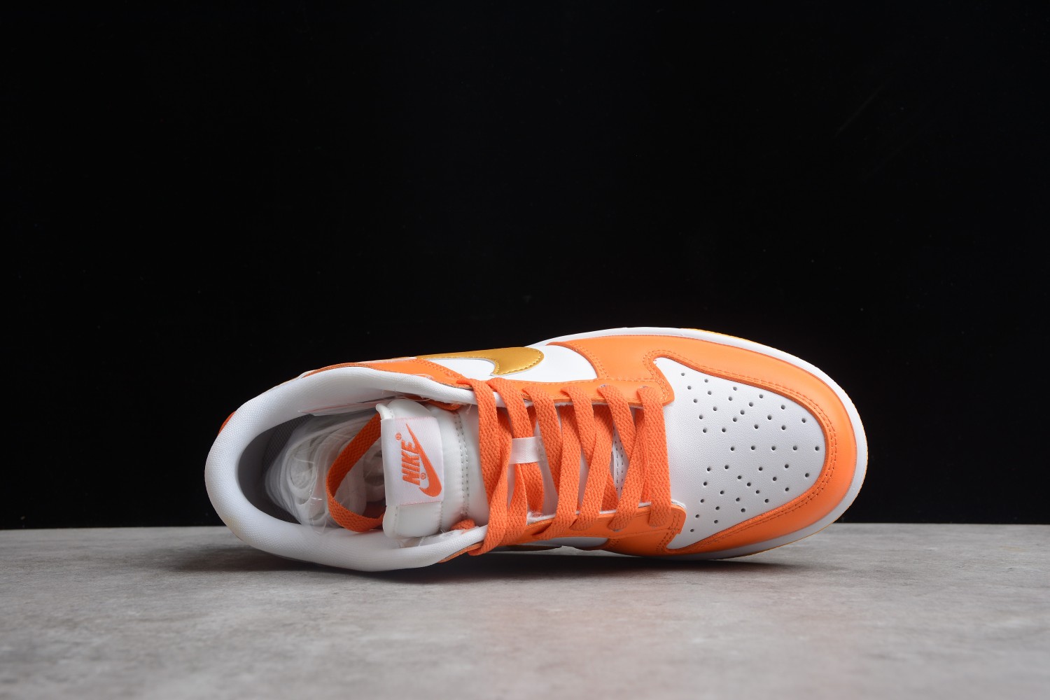 Nike SB Dunk Low White Flamme Orange Blaze Golden Blanc CU1726-002