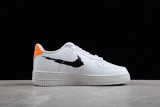 Nike Air Force 1 Low '07 Glitch Swoosh White Orange DV6483-100