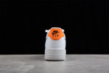 Nike Air Force 1 Low '07 Glitch Swoosh White Orange DV6483-100