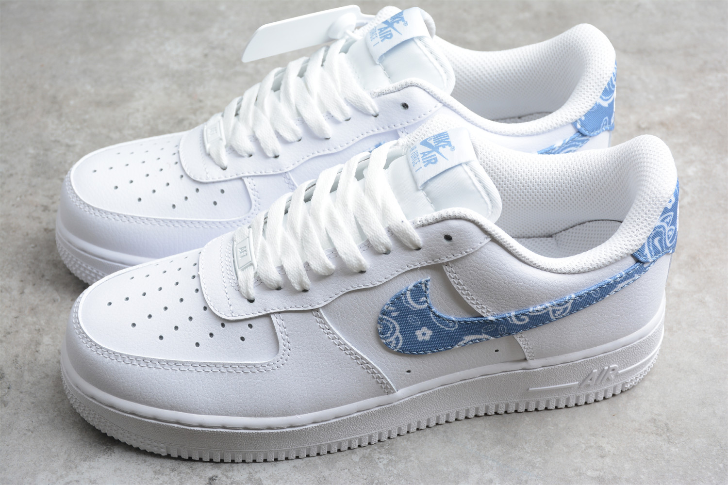 Nike Air Force 1 Low ''07 Essential White Worn Blue Paisley (W) DH4406-100