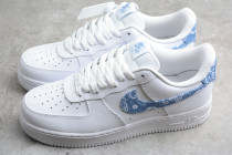 Nike Air Force 1 Low '07 Essential White Worn Blue Paisley (W) DH4406-100