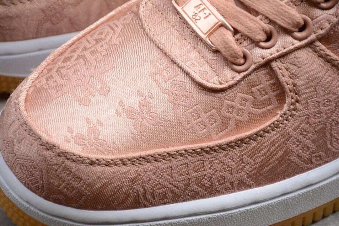 Nike Air Force 1 Low CLOT Rose Gold Silk (Regular Box) CJ5290-600